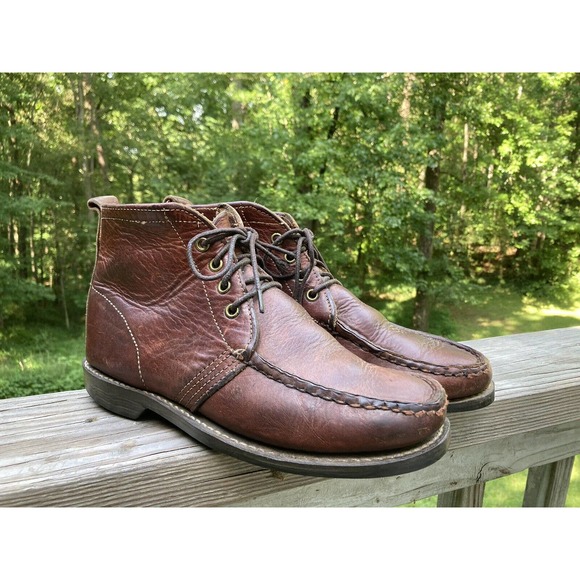 Vintage ORVIS‎ Brown Leather Gro-Cord Chukka Chelsea Boot Shoes MEN’s Sz 10 main image 4